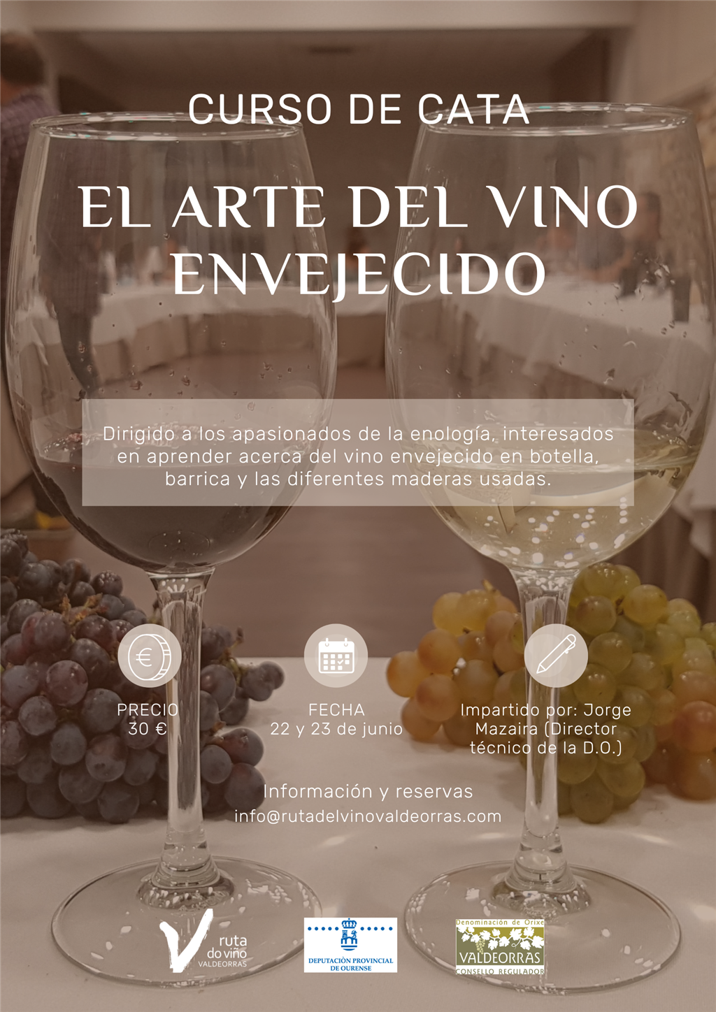 CURSO DE CATA "EL ARTE DEL VINO ENVEJECIDO"