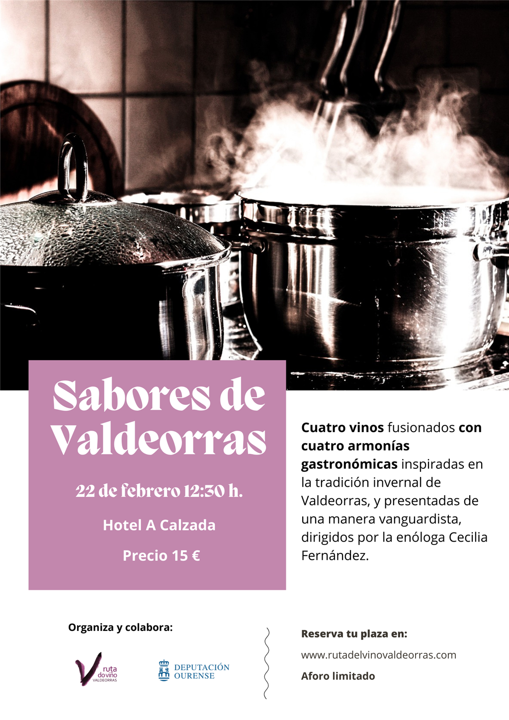 "Sabores de Inverno: Un Maridaje de Valdeorras" 🍷 Cuatro vinos. 🍽 Cuatro armonías. 🏔 Un viaje por la esencia de Valdeorras.